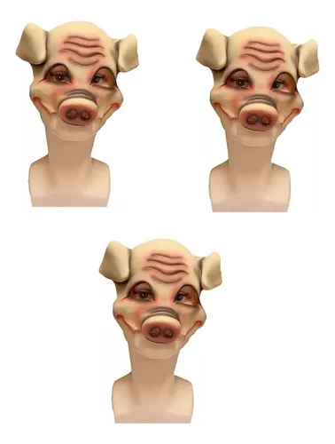 Pack De 4 Máscaras De PVC Para Disfraces Y Fiestas – 2 Blancas Y 2 Negras, Ideal Para Cosplay, Halloween Y Carnaval