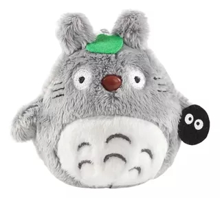 Peluche Totoro Con Hollín Y Hoja Mi Vecino