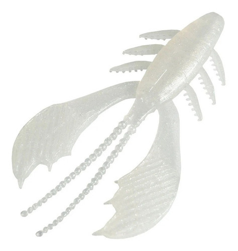 Isca Artificial Soft Yara Crayfish 10cm 5g 5 Und Cor Branco - Cor 81