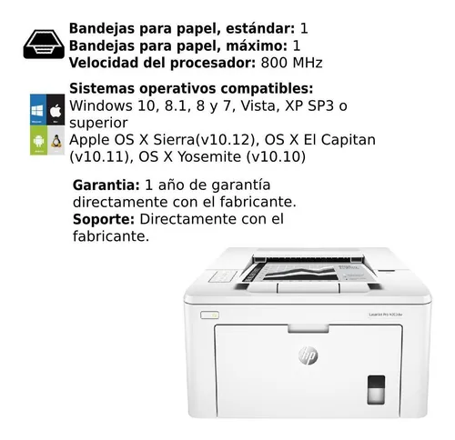 Impresora Laser Hp Pro M203dw Wifi G3q47a