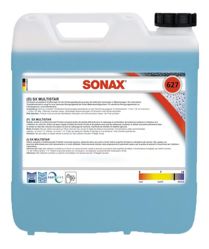 Sonax Multistar Limpiador Multiproposito Apc 10 Litros