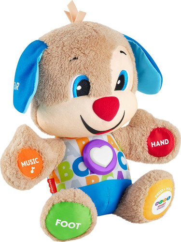 Fisher Price Peluche Perrito Sonidos Ríe Y Aprende Conmigo