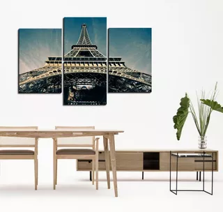 Cuadro 60x90cm Paris Torre Eiffel Francia M29