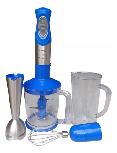 Minipimer Licuadora De Mano Mixer 990w Morley Azul