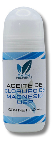 Aceite De Cloruro De Magnesio Usp Concentrado Roll-on 80 Ml