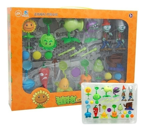 Juego De Juguetes Plants Vs. Zombis Presentes