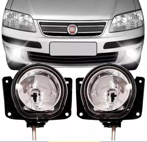 Par Farol Milha Fiat Idea 2005 2006 2007 2008 2009 2010