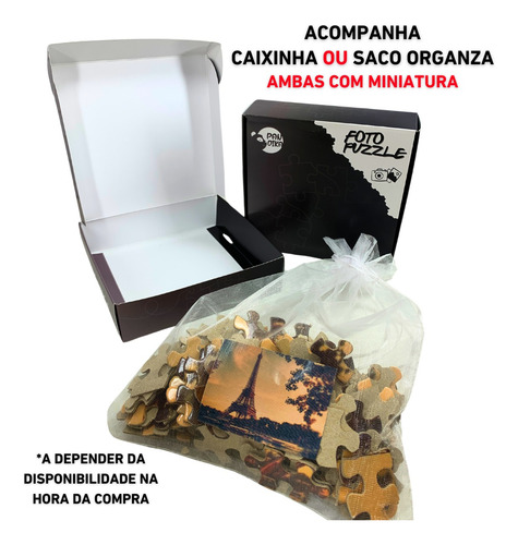 Quebra Cabeça Personalizado A4 - 40 Peças - Kit 1000 Unds