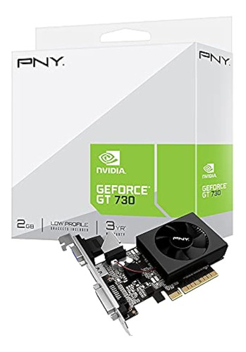 Pny Geforce® Gt 730 2gb Ddr3 Single Fan Graphics Card