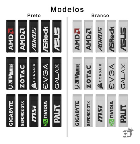 Suporte Gpu Placa De Vídeo Universal Varios Modelos 8 A 12cm