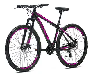 Bicicleta Aro 29 Aluminio Avance Force 24v Freio A Disco Tamanho Do Quadro 15 Cor Rosa