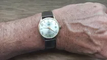 Comprar Relogio Antigo Ervex Swiss Anos50 Funcionando Plaq Ouro Data
