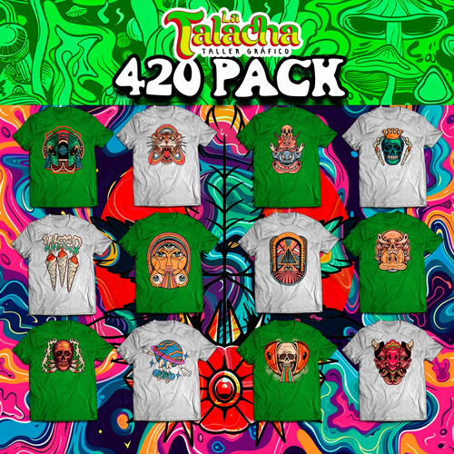 Colección 420, Archivos Para Sublimación, Dtf Y Dtg