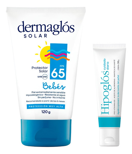 Hipoglós Combo Protección Completa Bebes + Dermaglós Solar