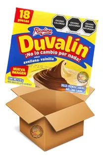 Ricolino Duvalin Sabor Avellana Y Vainilla 2 Pack De 18 Pz
