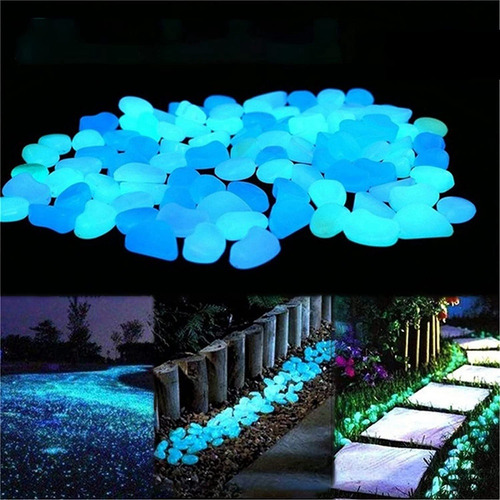 100 Piezas De Piedra Que Brillan En La Oscuridad, Piedra Lum