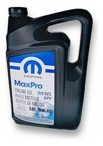 Aceite Sintético Mopar Maxpro 15w40 X 5 Lts Dodge Ram 2500 
