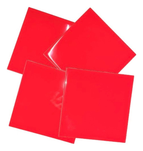 Azulejos Rojos 15x15 ( Pack X 10) Rojo