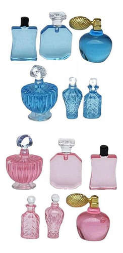 2 Juegos De Miniaturas De Perfume A Escala 1/12, Accesorios