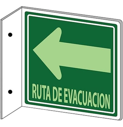 Señalamiento Tipo Bandera Hospital, Mxsba-007, 20x20cm,de E Color Transparente