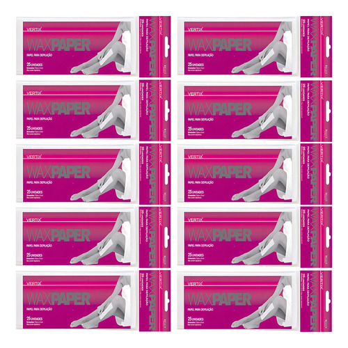 Papel Para Depilação Falso Tecido Wax Papper 300pcs Vertix