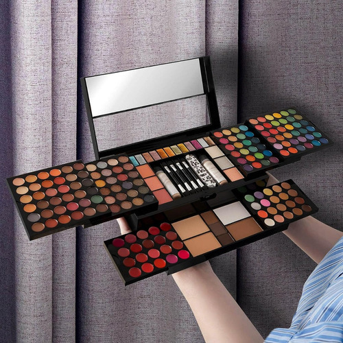 Kit Combinado De Paleta De Maquiagem Profissional 187 Cores