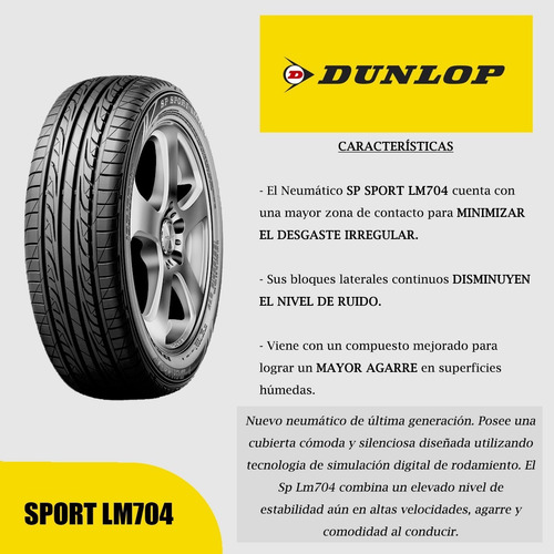 Kit 2 Neumáticos Dunlop 215/55/17 Sp Sport Lm704 Bojanich