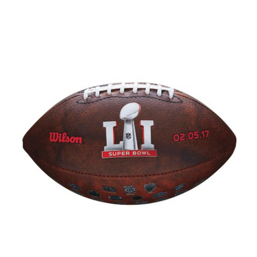 Balon Logos Futbol Americano Nfl Super Bowl 51 Wilson