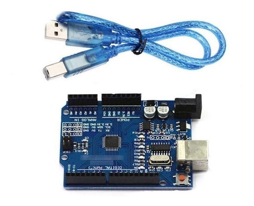 100 Pzas Uno R3 Smd Con Cable Compatible Con Ide Arduino