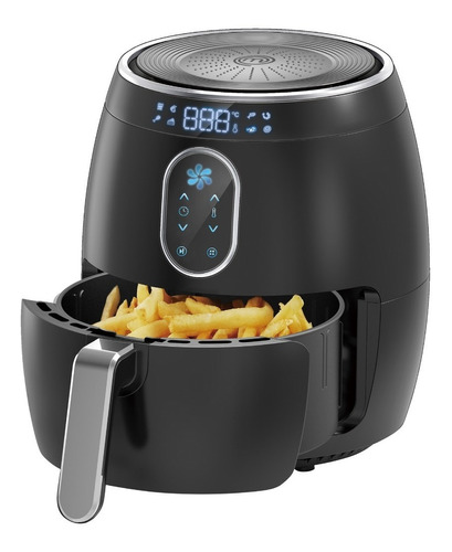 Freidora De Aire Compact-fry 3.8l Touch Negro Masterchef