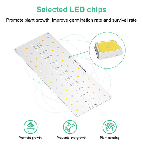 Iluminación Led De Cultivo Para Interiores, Placa Cuántica U