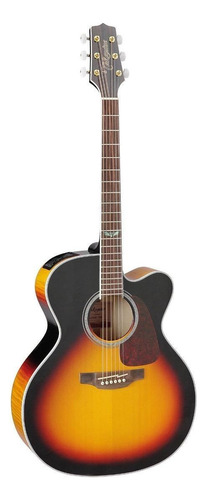 Guitarra acústica Takamine GJ72CE para diestros brown sunburst brillante