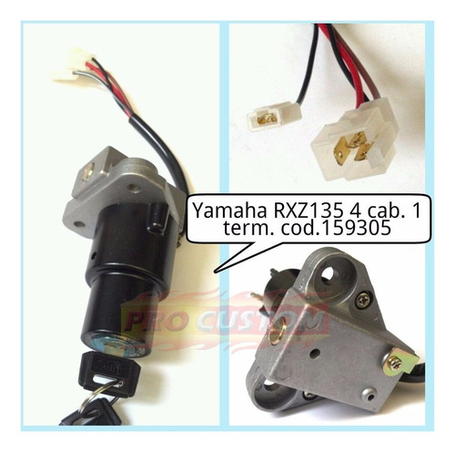 Yamaha Rxz 135 Tambor Llave Contacto Calidad Original Taiwan