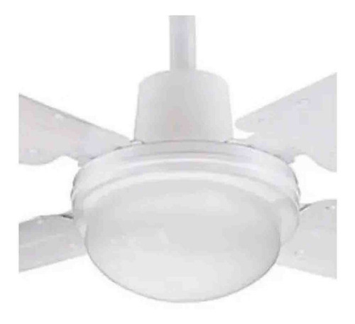 Imagen 2 de 2 de Ventilador de techo Liliana VTHB114 blanco con 4 palas de metal, 48" de diámetro 220 V - 240 V