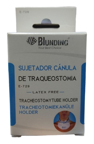 Sujetador Canula De Traqueostomia - Blunding.