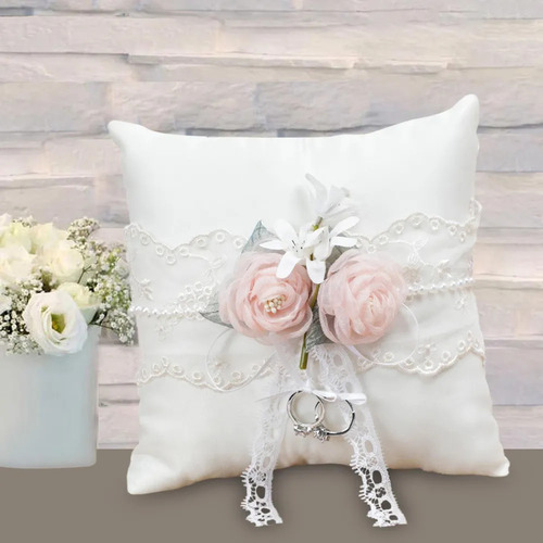Para R Anillos De Boda Almohada Joyería Almohada Cojín