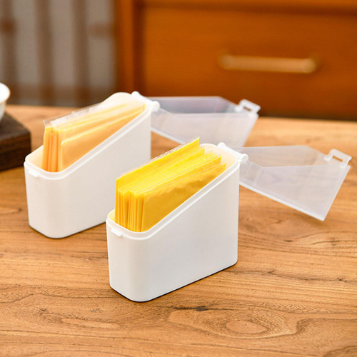 Contenedor De Queso En Rodajas, Contenedor De Refrigerador