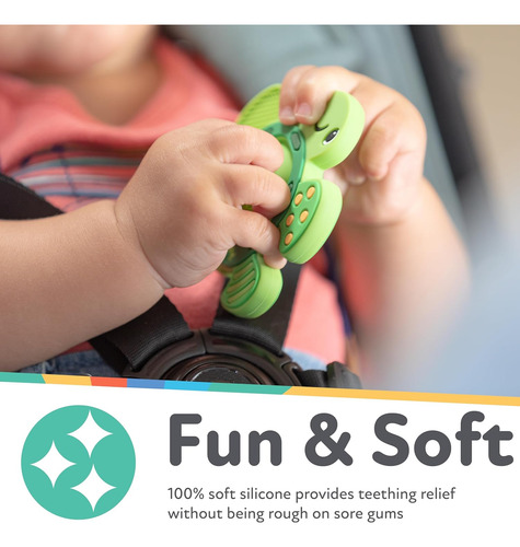 Nuby Teethe N' Pop Sensory Play Teether - Mordedor...