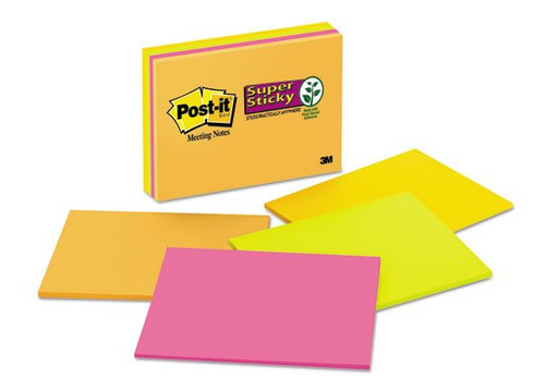 Post-it Pegajoso Estupendo: Super Sticky Notes Gran Formato,