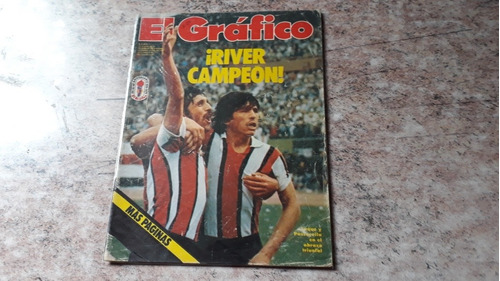 El Gráfico. River Campeón Metropolitano 1979. 