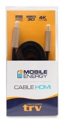 Cable Hdmi 3 Metros Trv Full Hd 1080p 3d 4k