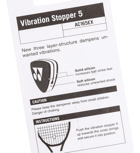 Antivibrador Yonex Ac165ex Cartela Com Duas Unidades