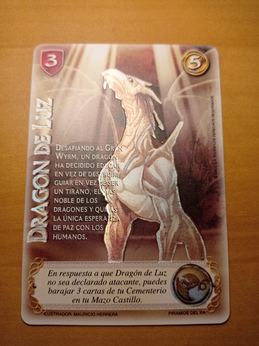 Dragón De Luz. Carta Myl. Pirámide Del Ka. Salo.