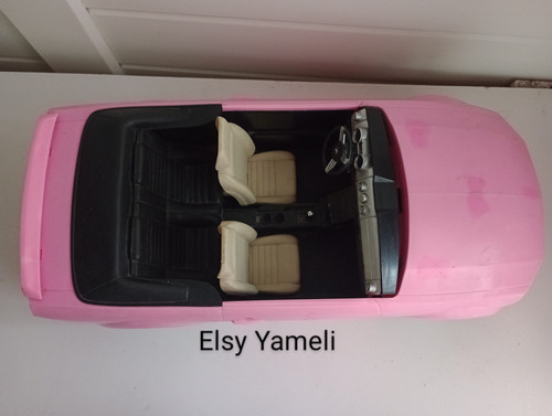 Carro Mustang De Barbie Mattel Rosa