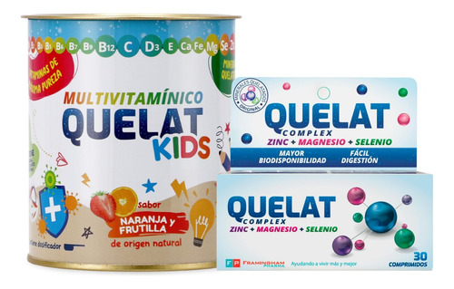 Combo Quelat Complex + Quelat Kids Multivitamínico Oferta