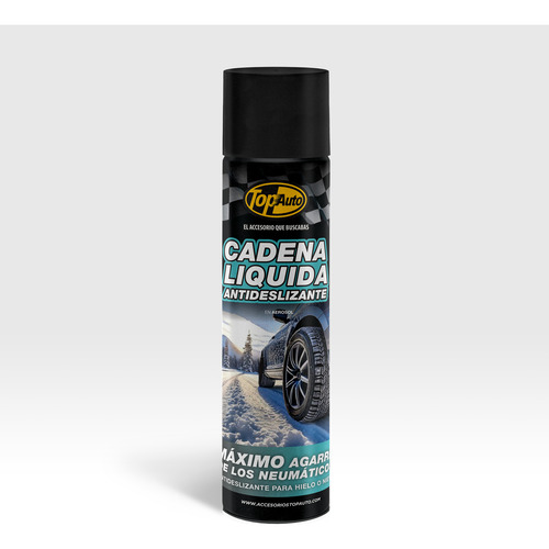 Cadena Liquida Nieve Antideslizant Aerosol Premium Top Auto