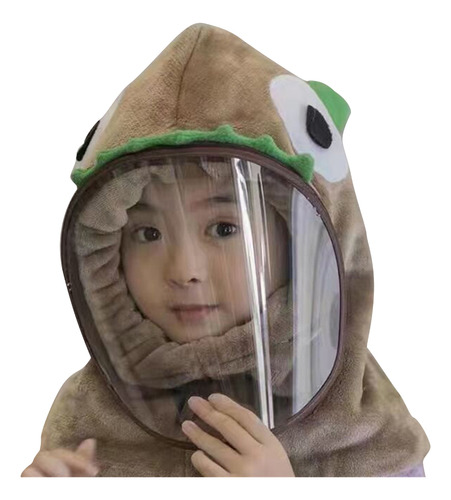 Gorro De Nave Espacial Peludo Antigotas Para Niños En Invier