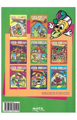 Imagen 6 de 10 de Libros De Entretenimiento Infantil - Super Cerebros X4