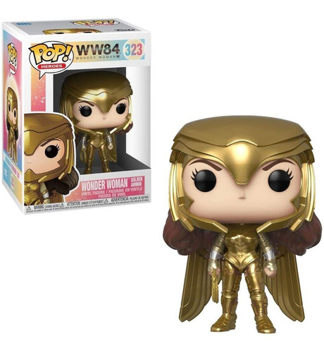 Funko Pop! Ww84: Wonder Woman Golden Armor #323