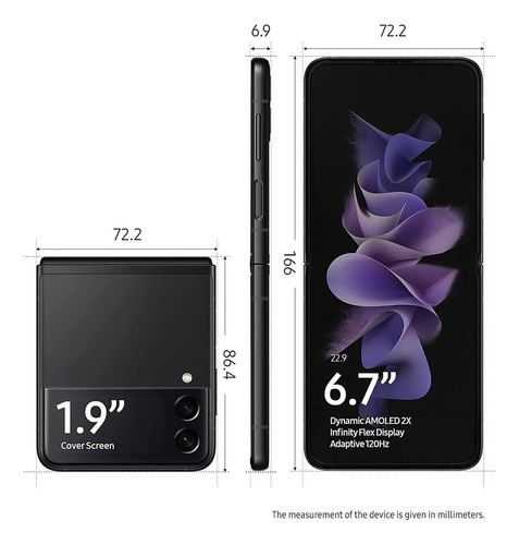 Samsung Galaxy Z Flip 3 5g (128 Gb) - Negro + 8gb Ram (Reacondicionado)